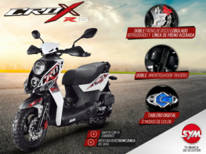 Crox 125 R, Crox, SYM, Motos SYM, viascooter, medellin